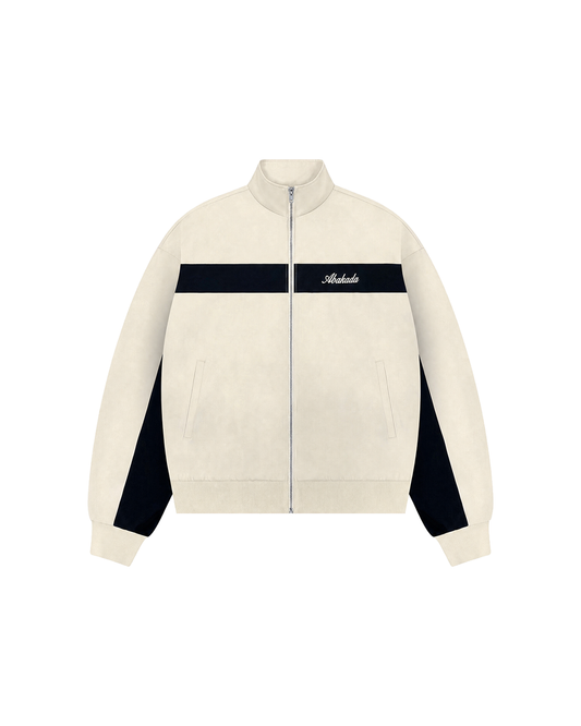 NYLON TRACK JACKET (CREAM)