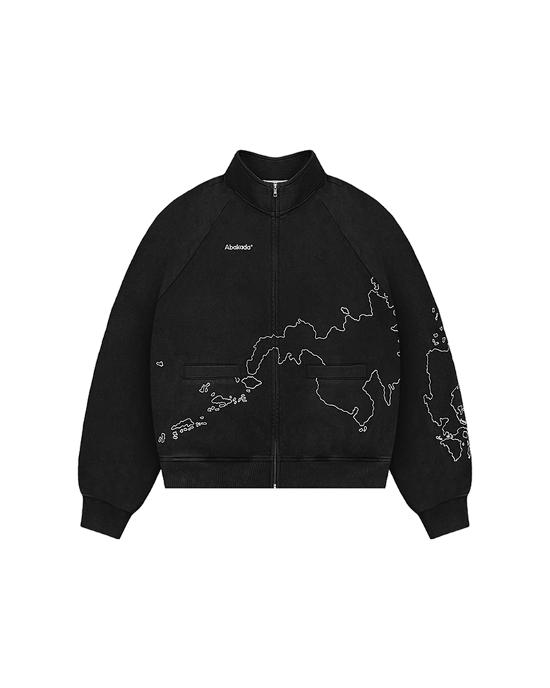MAPA WASHED FULL-ZIP (BLACK)