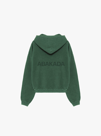 UNIFORM ZIP-UP HOODIE (GREEN)