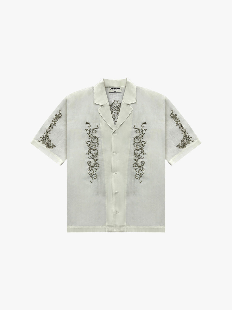BARONG PLAIN BUTTON-UP (WHITE)