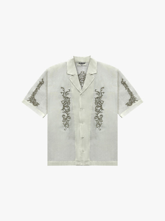 BARONG PLAIN BUTTON-UP (WHITE)