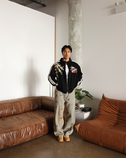 SAMPAGUITA TRACK JACKET (BLACK)