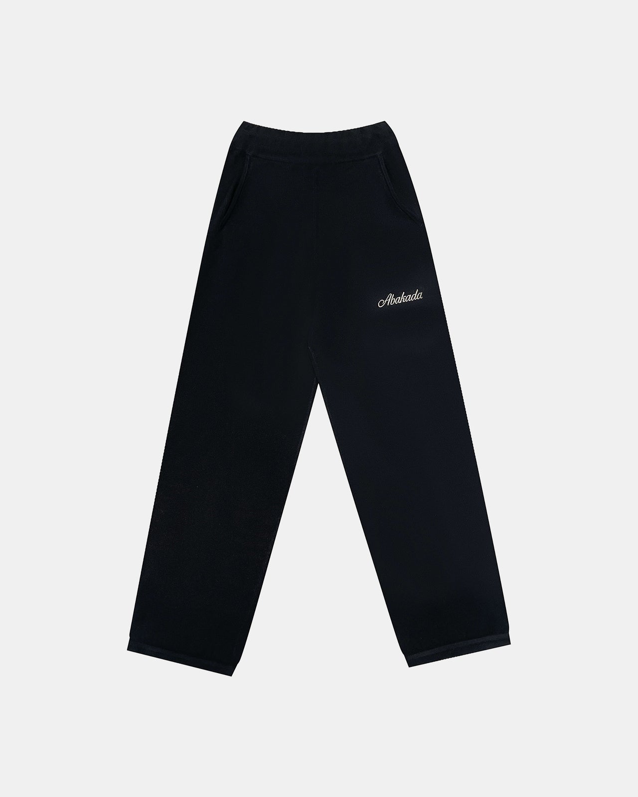 CLASSIC KNITTED SWEATPANTS (BLACK)