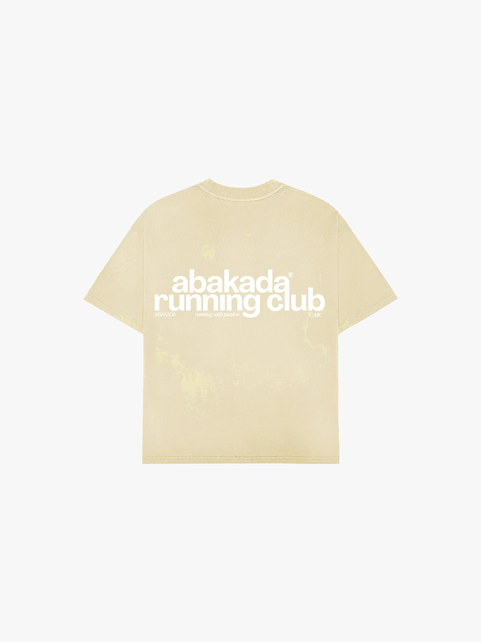 RUNNING CLUB BASIC TEE (BUTTER)