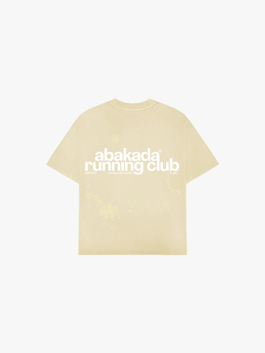 RUNNING CLUB BASIC TEE (BUTTER)