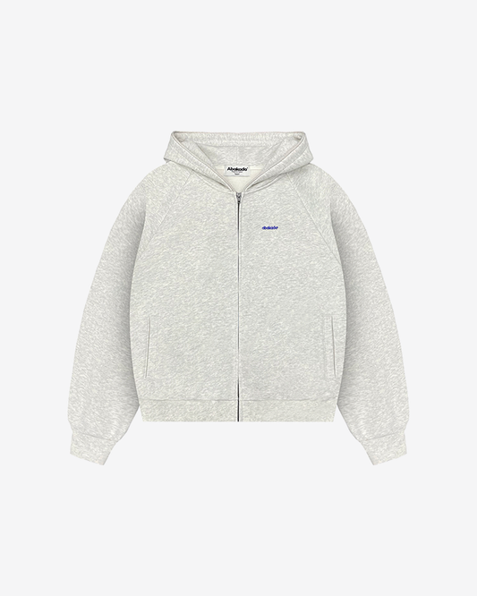 UNIFORM RAGLAN ZIP-UP (GREY)