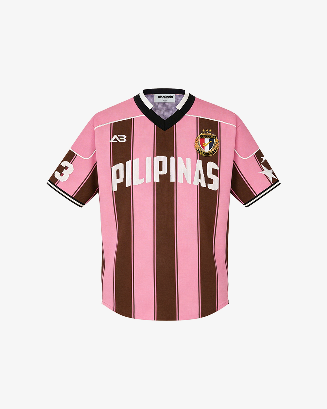 PILIPINAS KNITTED JERSEY (PINK/BROWN)