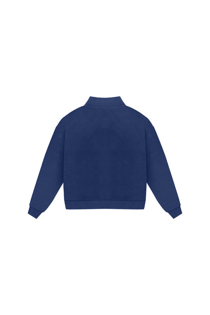 LACED TRACK JACKET (NAVY)