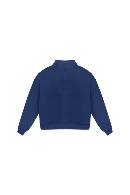 LACED TRACK JACKET (NAVY)