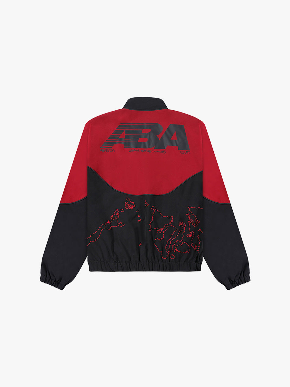 MAPA FULL ZIP WINDBREAKER (RED/BLACK)