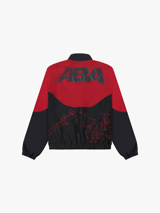 MAPA FULL ZIP WINDBREAKER (RED/BLACK)