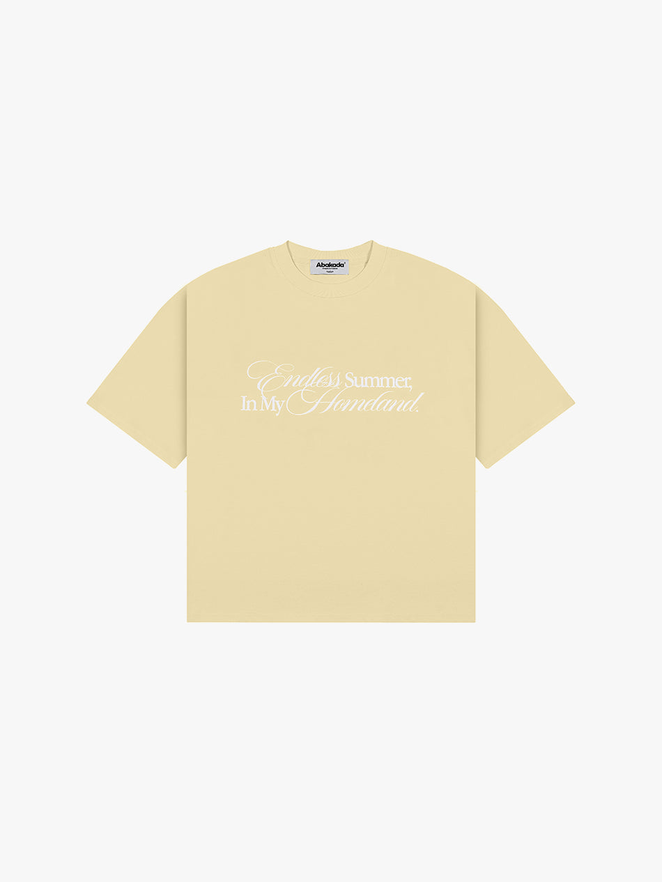 PARAISO SLOGAN TEES (BUTTER)