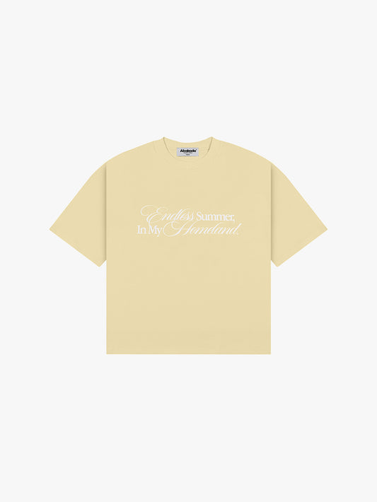 PARAISO SLOGAN TEES (BUTTER)