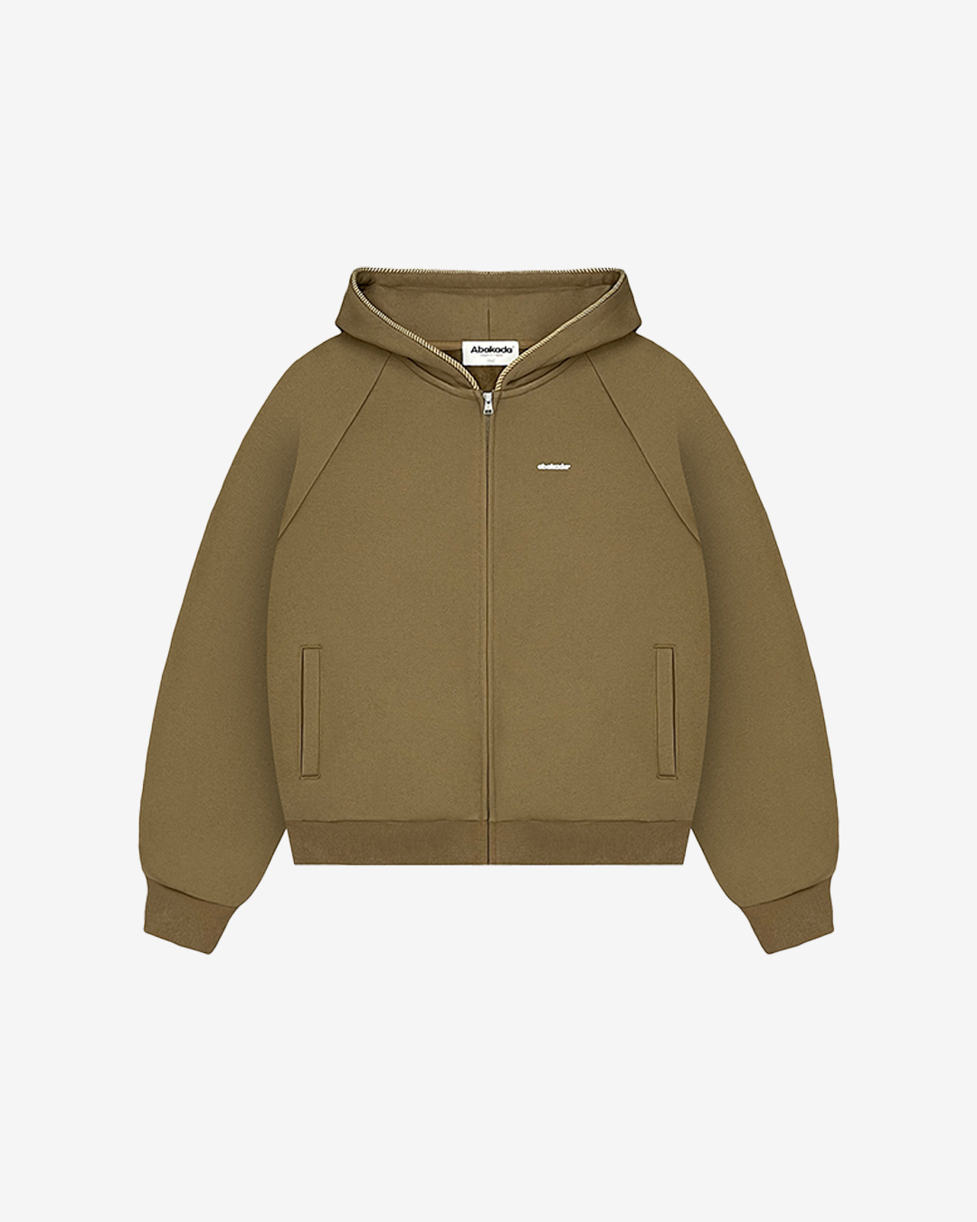 UNIFORM RAGLAN ZIP-UP (BROWN)