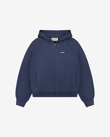 UNIFORM RAGLAN ZIP-UP (NAVY)