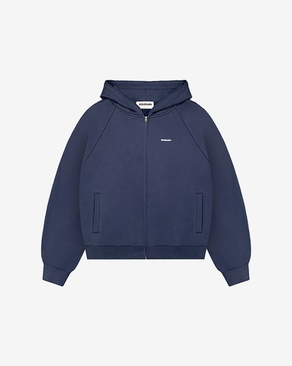 UNIFORM RAGLAN ZIP-UP (NAVY)