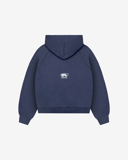 UNIFORM RAGLAN ZIP-UP (NAVY)