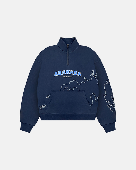 MAPA ZIP SWEATSHIRT (NAVY)