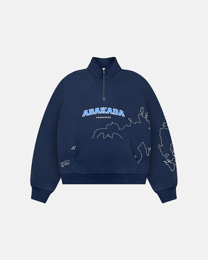 MAPA ZIP SWEATSHIRT (NAVY)
