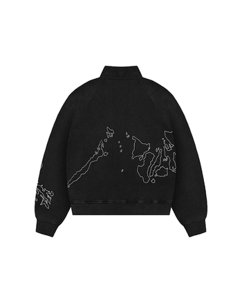 MAPA WASHED FULL-ZIP (BLACK)