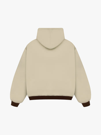 REVERSIBLE KLASIKO HOODIE (BROWN/CREAM)