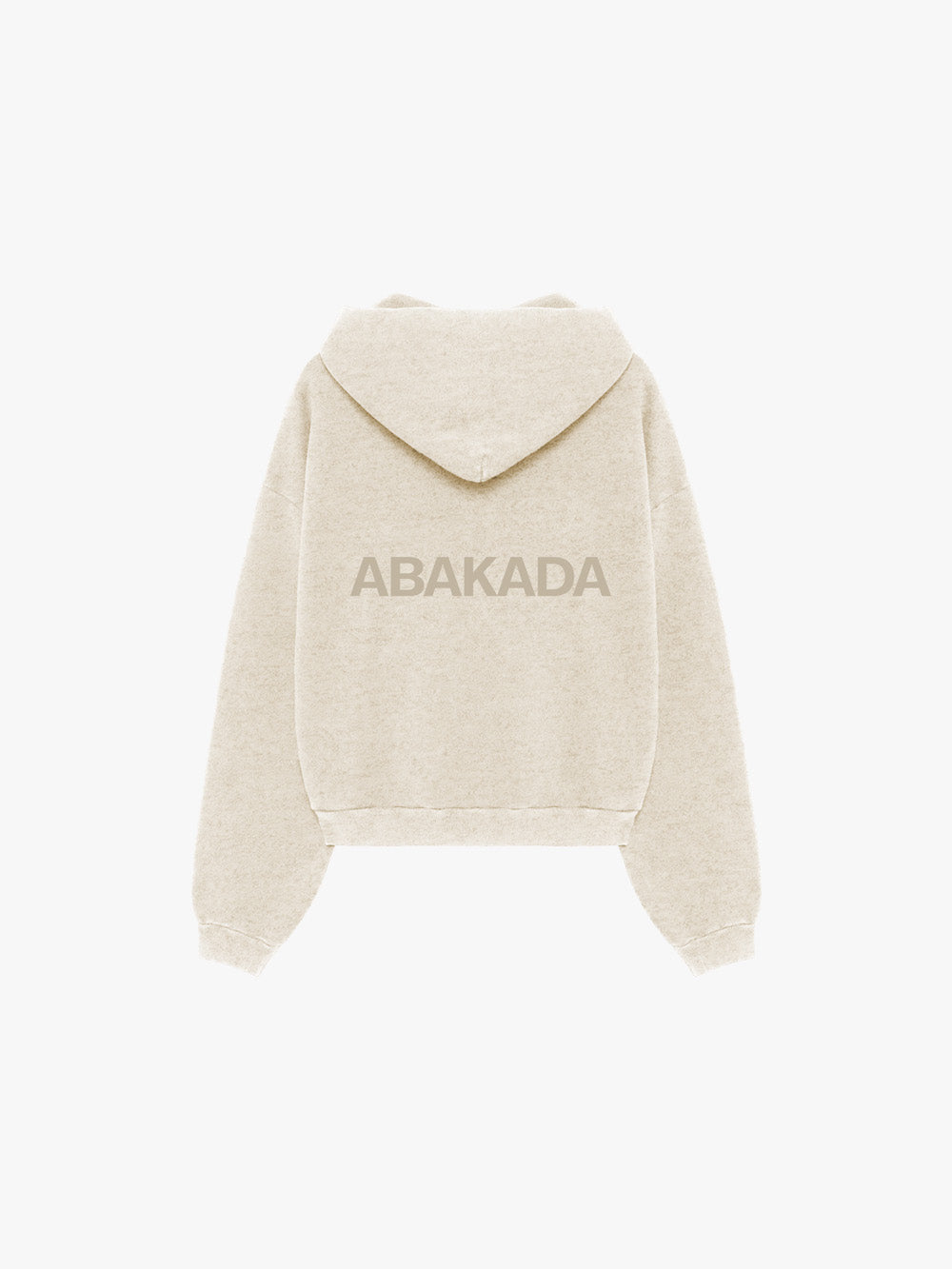 UNIFORM ZIP-UP HOODIE (CREAM)