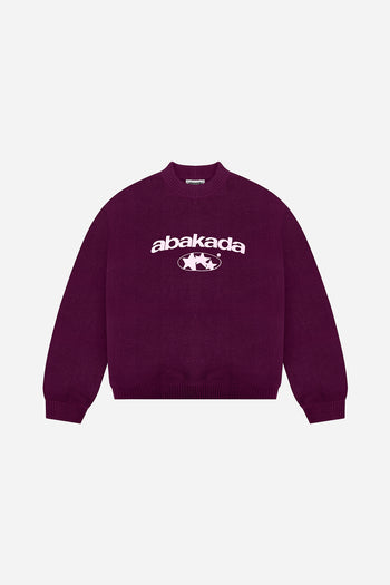 3 STAR KNITTED SWEATER (WINE)