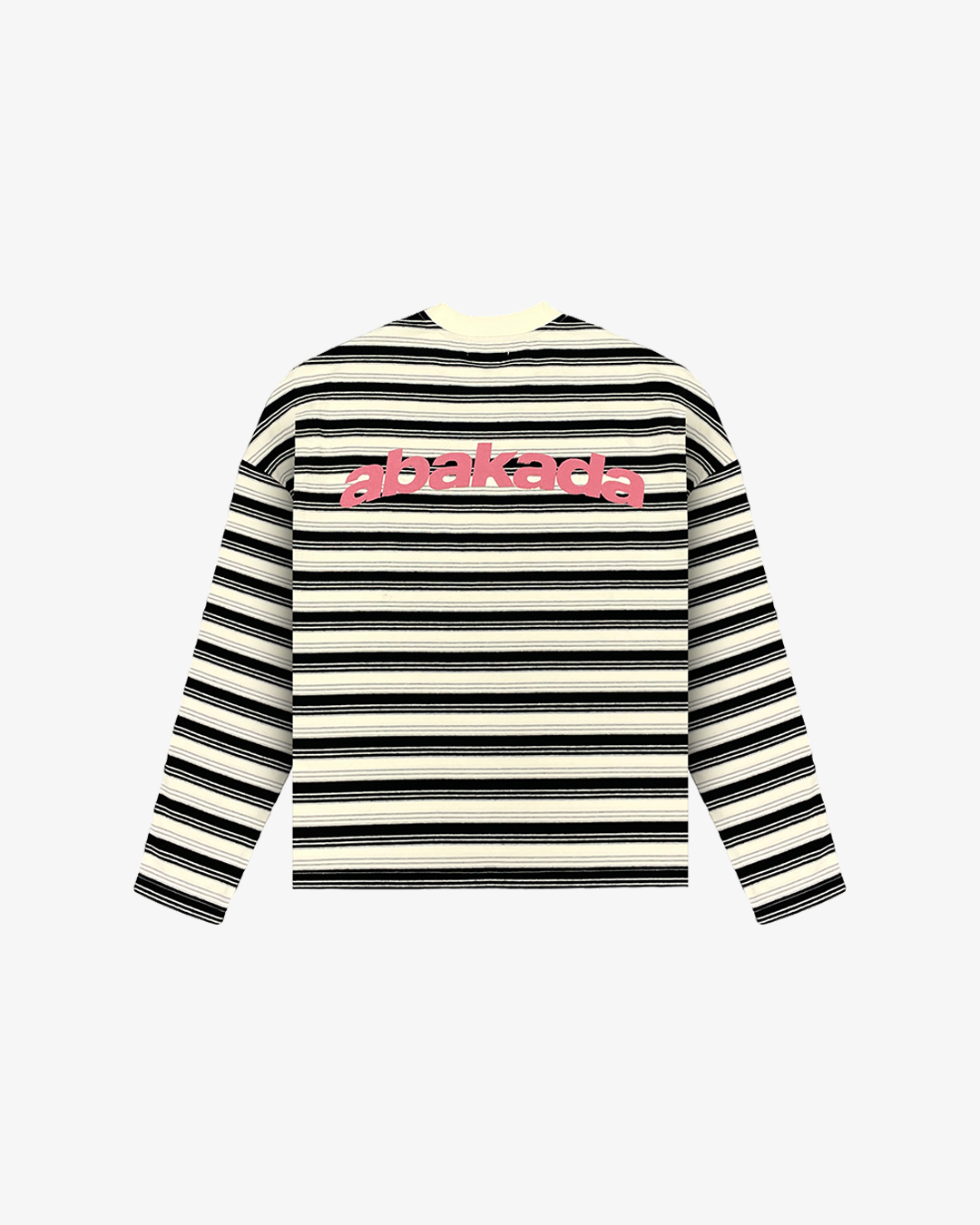 STRIPED LOGO LONGSLEEVE (WHITE)