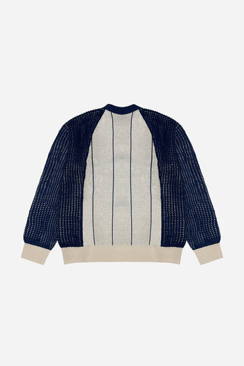 KNITTED MAYNILA LONGSLEEVE JERSEY (CREAM/NAVY)