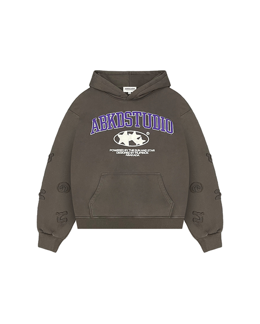 STUDIO PULLOVER HOODIE (DARK GREY)