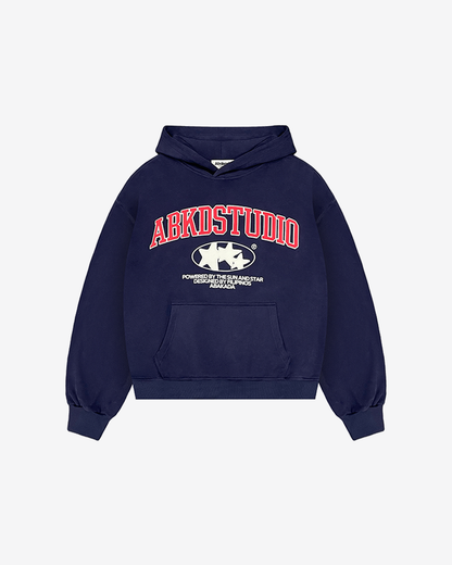 STUDIO PULLOVER HOODIE (NAVY)