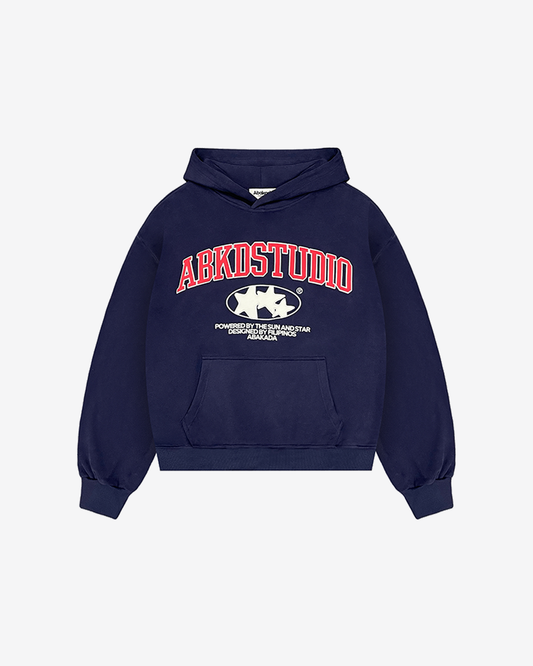 STUDIO PULLOVER HOODIE (NAVY)