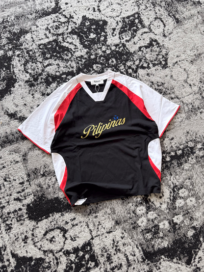 OLIMPIKO COLORBLOCK TEE (BLUE/RED)