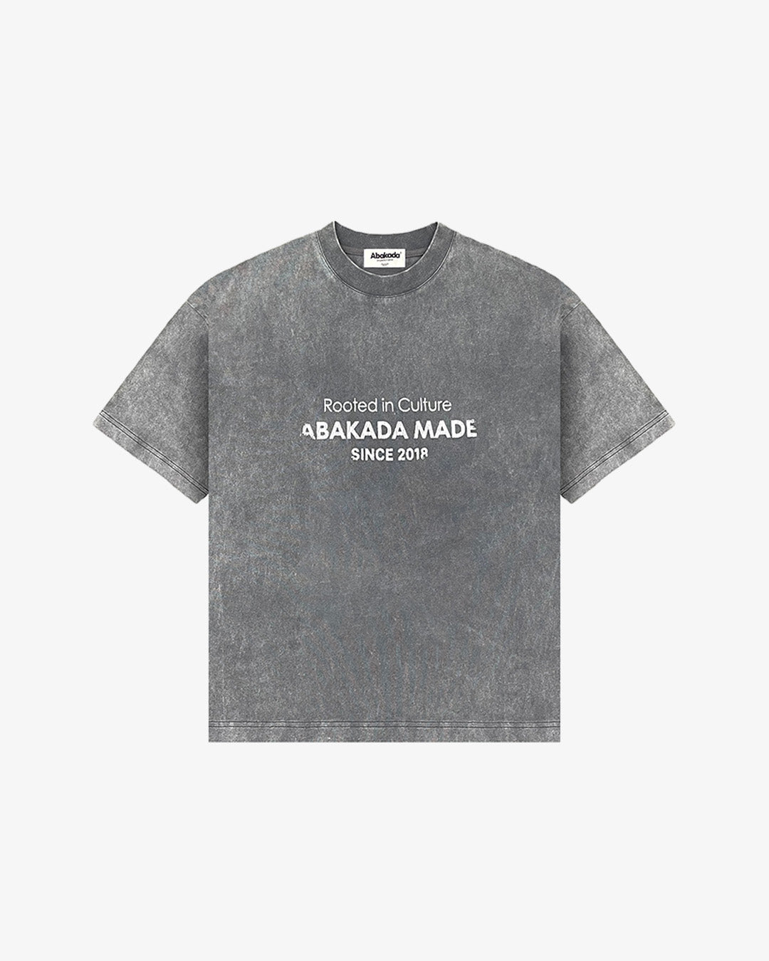 ROOTED IN CULTURE TEE (WASHED GREY)