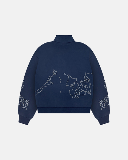 MAPA ZIP SWEATSHIRT (NAVY)