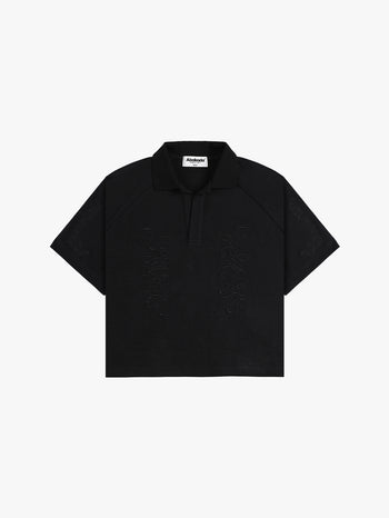 BARONG STRIPED POLO (BLACK)