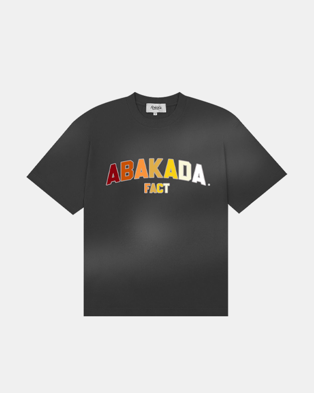 ABAKADA FACT VINTAGE TEE (WASHED BLACK)