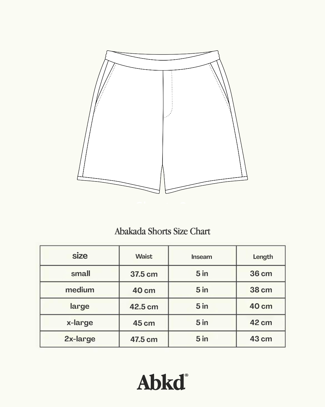 KLASIKO WAFFLE SHORTS - (CREAM)