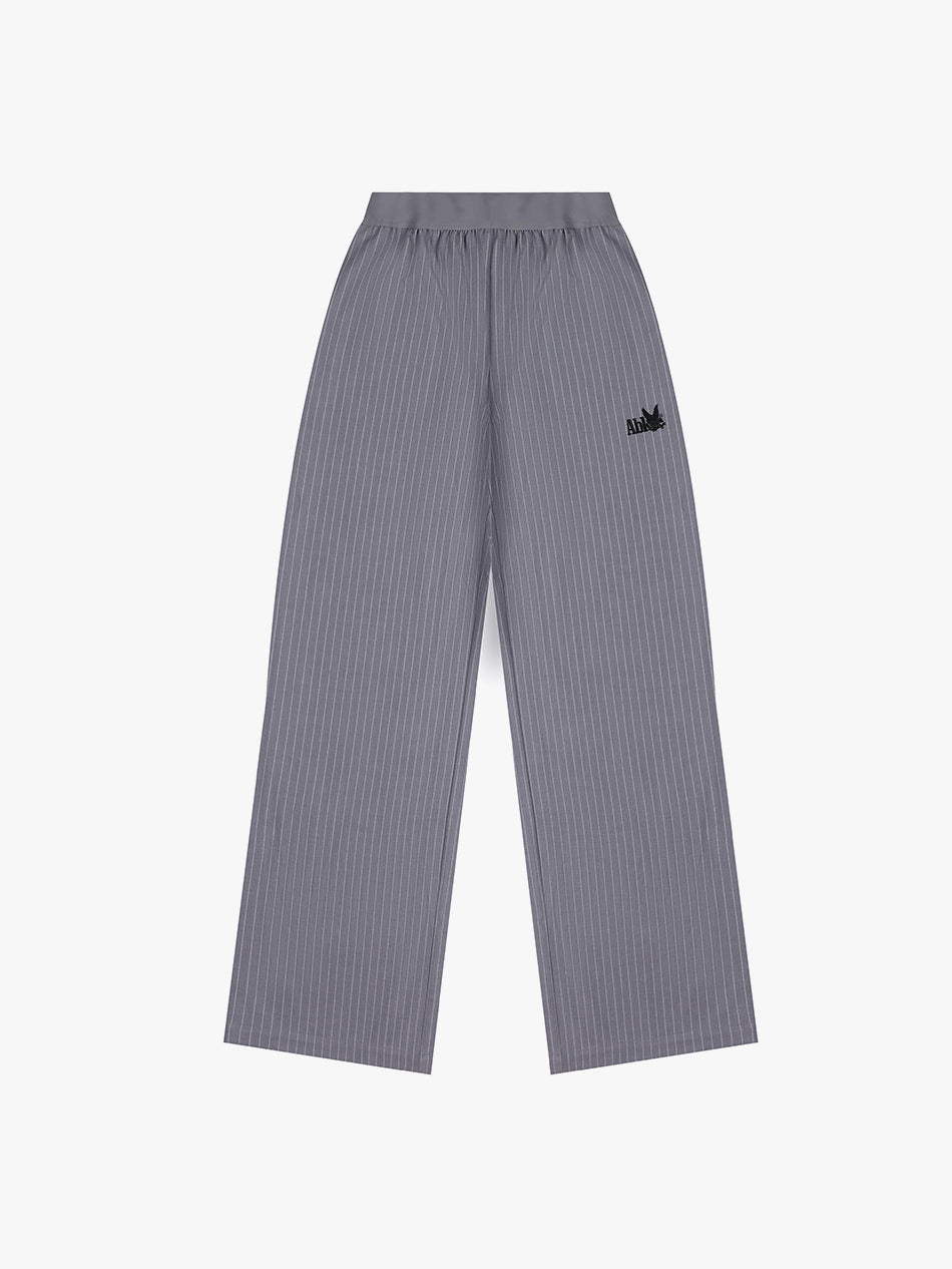 PINSTRIPE LOOSE PANTS (GREY)
