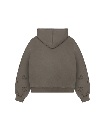 STUDIO PULLOVER HOODIE (DARK GREY)