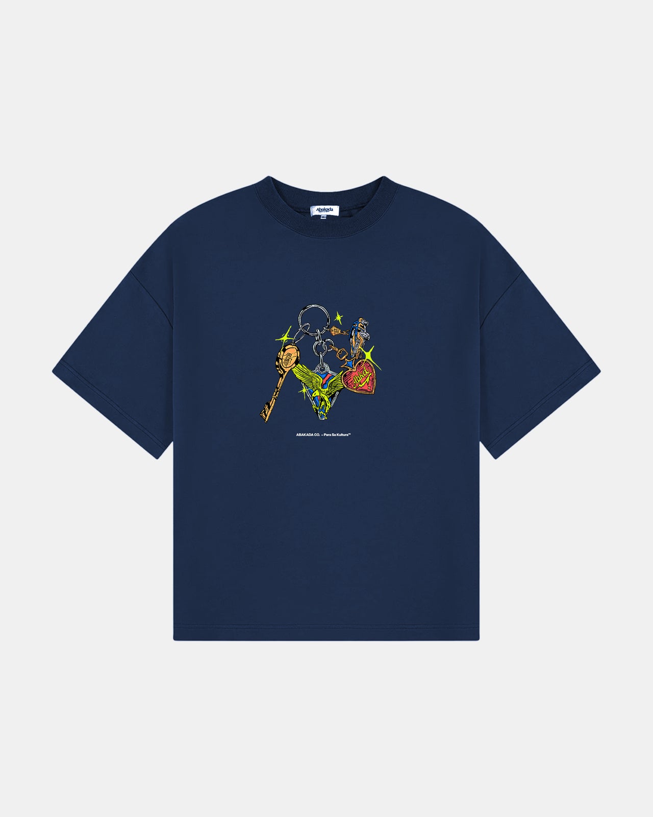 GRAPIKO KEYCHAIN TEE (NAVY)