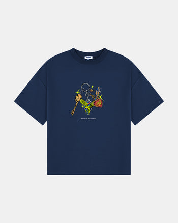 GRAPIKO KEYCHAIN TEE (NAVY)