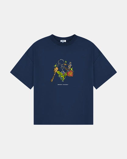 GRAPIKO KEYCHAIN TEE (NAVY)