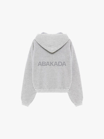 UNIFORM ZIP-UP HOODIE (GREY)