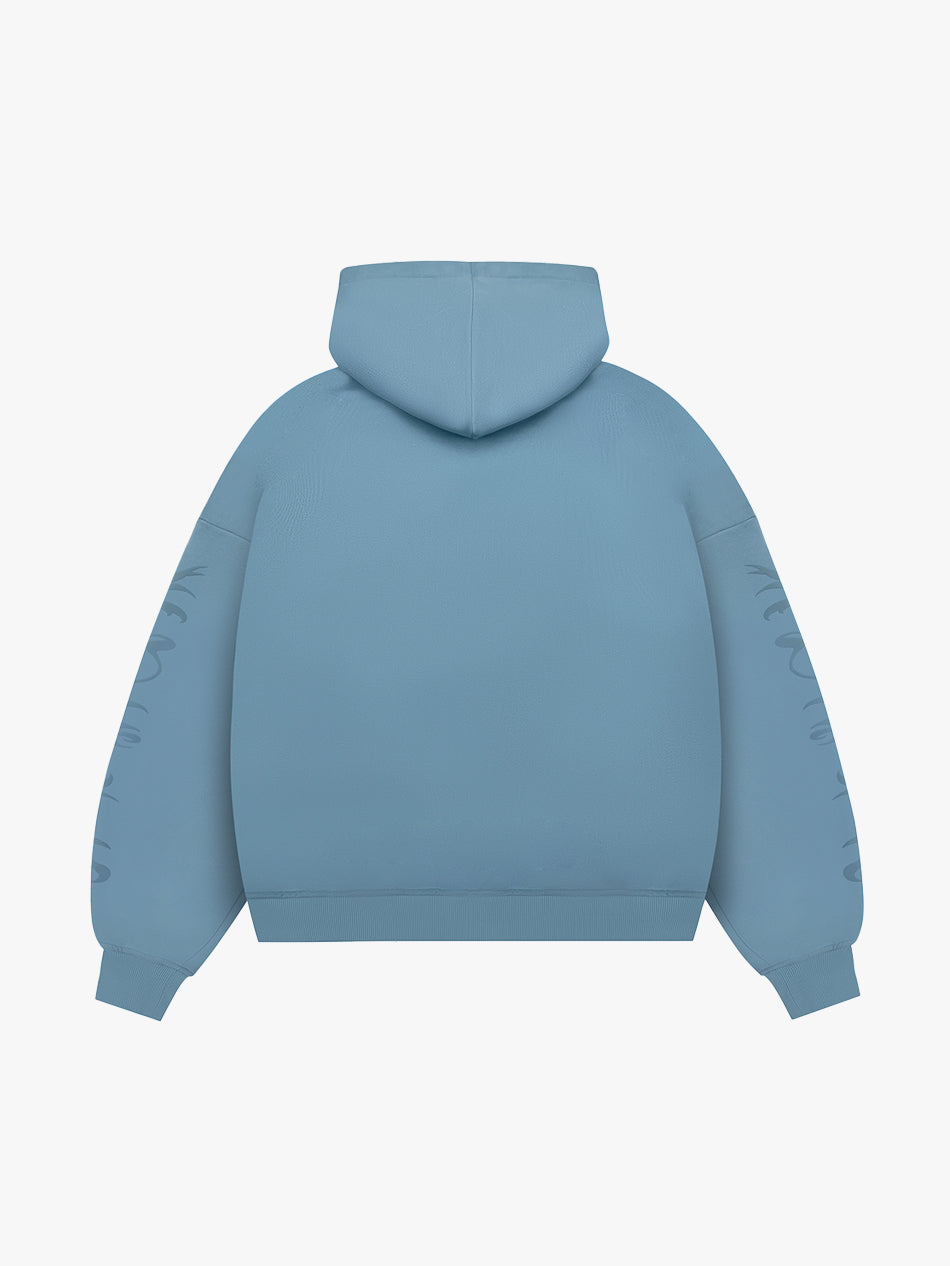 CLASSIC PATCH HOODIE (LIGHT BLUE)