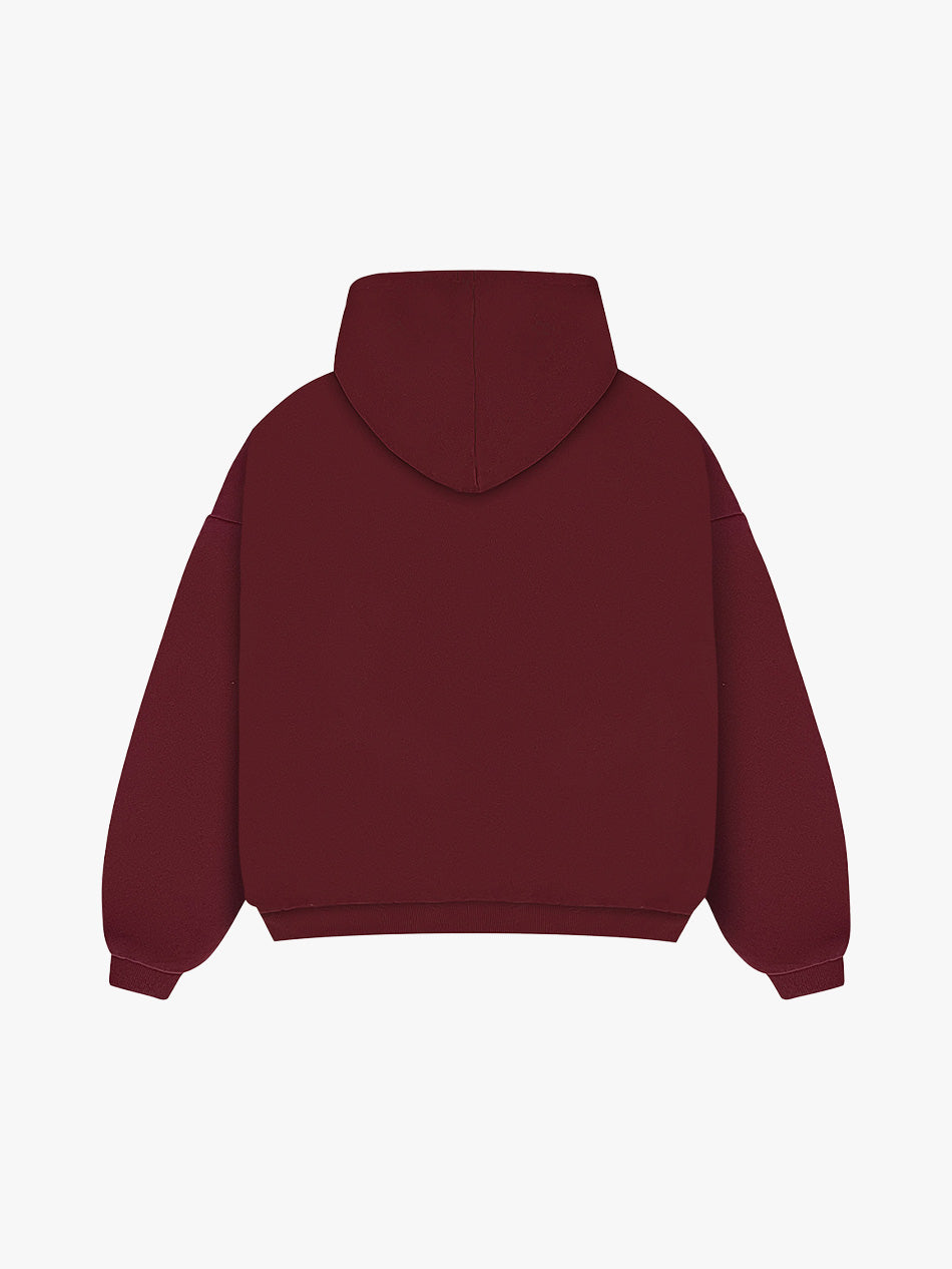 REVERSIBLE KLASIKO HOODIE (RED/CREAM)