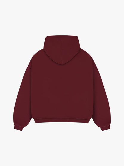 REVERSIBLE KLASIKO HOODIE (RED/CREAM)
