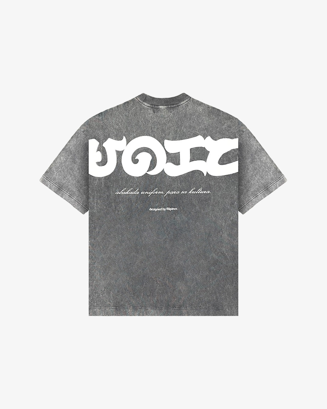 ROOTED IN CULTURE TEE (WASHED GREY)