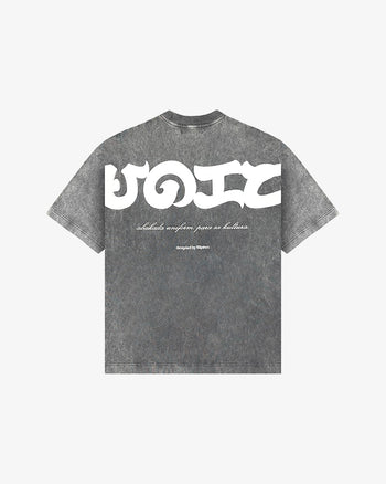 ROOTED IN CULTURE TEE (WASHED GREY)