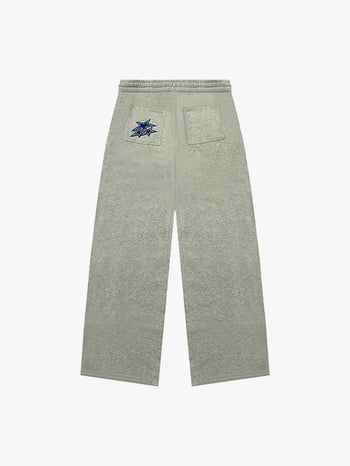BAGGY LOGO SWEATPANTS (GREY)